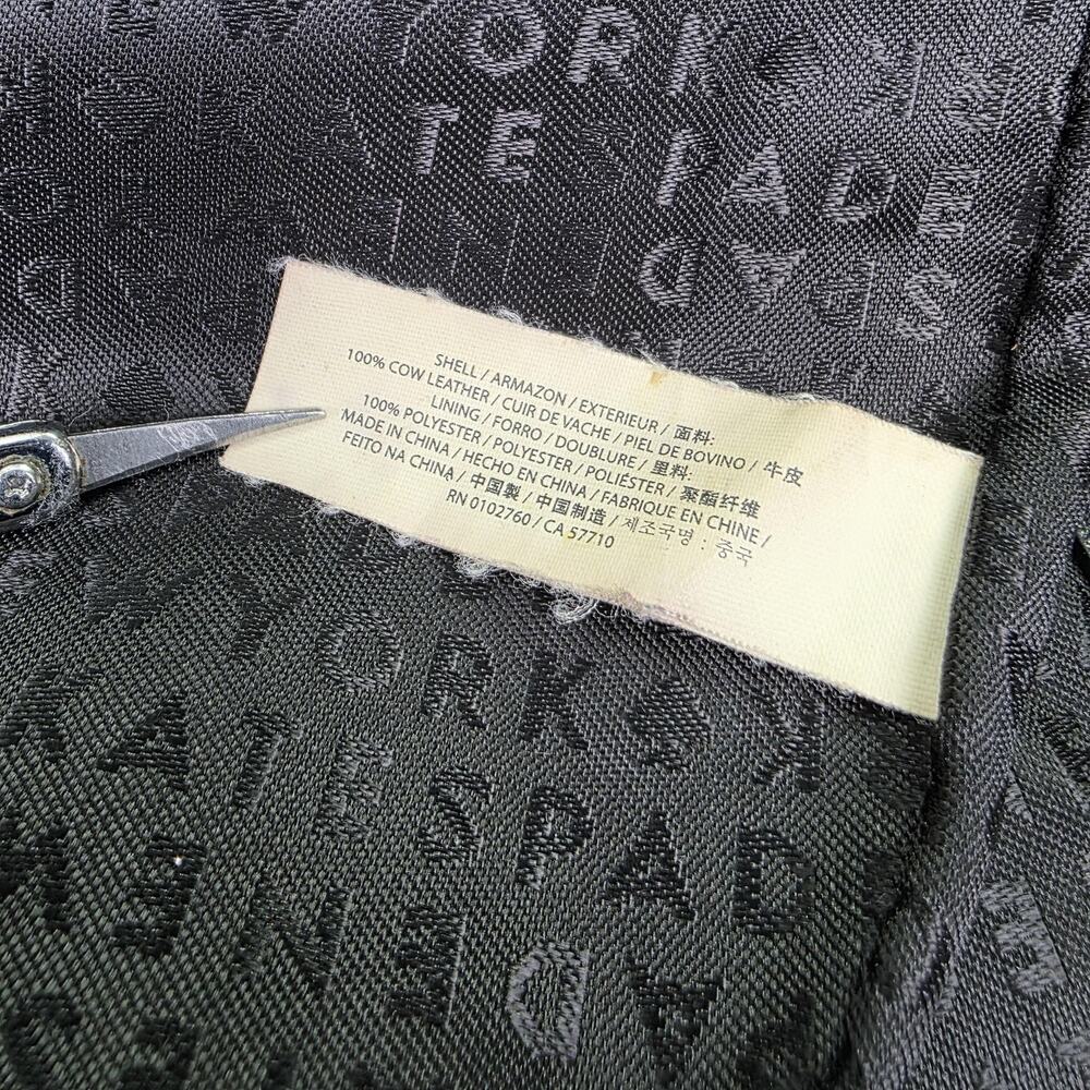 Kate Spade Crossbody Bag Womens Small Black Pebbled Cow Leather Shoulder Purse - Picture 16 of 16